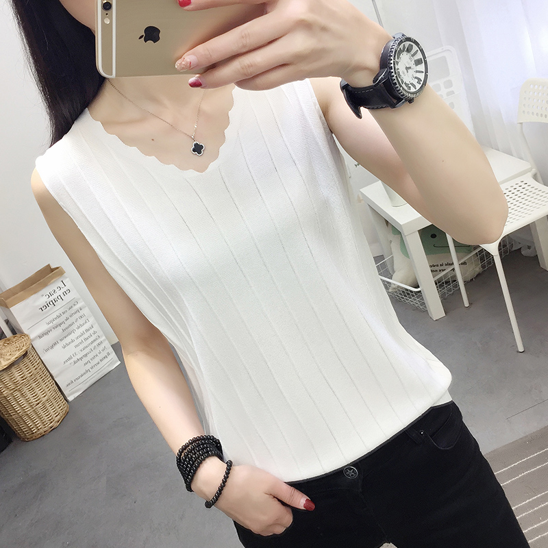 Loose bottoming vest sleeveless T-shirt for women