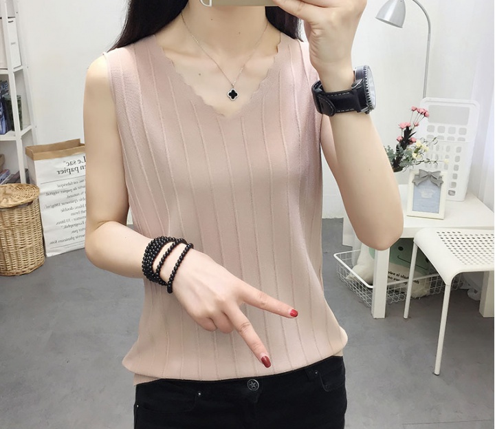 Loose bottoming vest sleeveless T-shirt for women