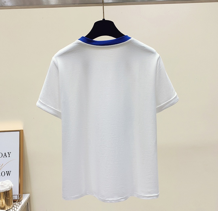 Spicegirl rhinestone T-shirt short sleeve tops for women