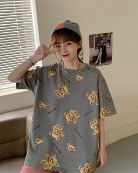 Japanese style loose summer T-shirt