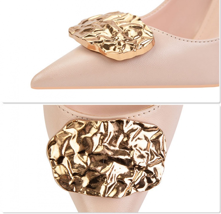 Low banquet high-heeled shoes European style stilettos