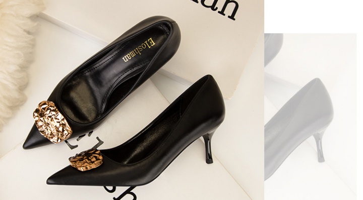 Low banquet high-heeled shoes European style stilettos