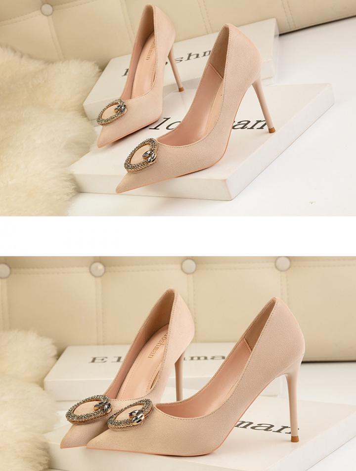 Pointed low shoes high-heeled high-heeled shoes for women