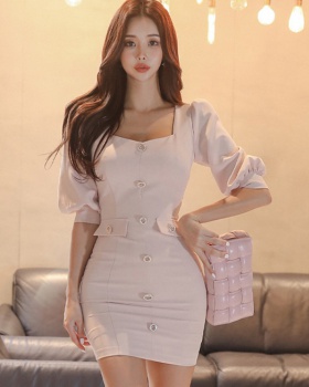 Korean style sexy fashion summer slim dress for women