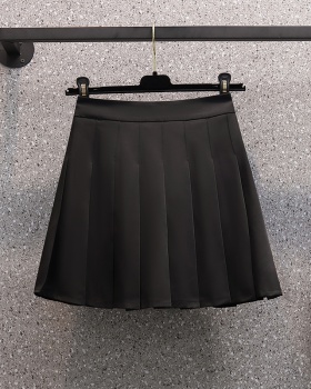 Fashion fat short skirt pleated summer business suit