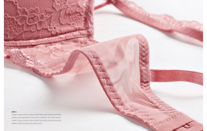 Cozy thin cotton underwear breathable lace Bra a set for women