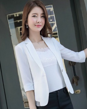 Slim coat Korean style business suit for women