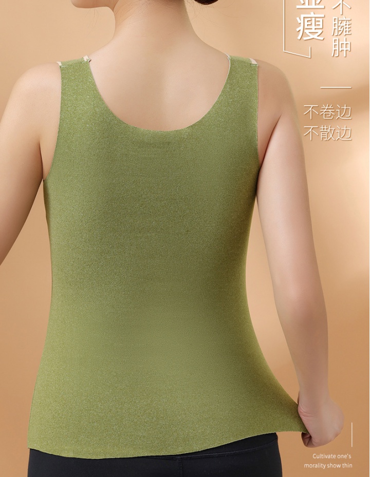 Slim vest plus velvet warmth underware for women