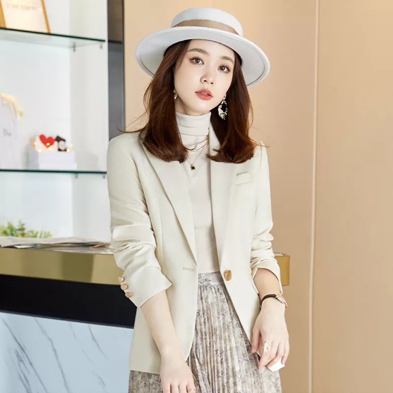 Slim short coat temperament spring business suit for women