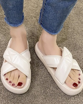 Fish mouth summer shoes Korean style Casual slippers