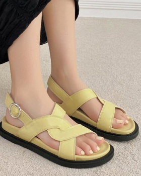 Thick crust fish mouth Casual student sandals