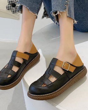 Thick crust college Korean style Casual summer sandals