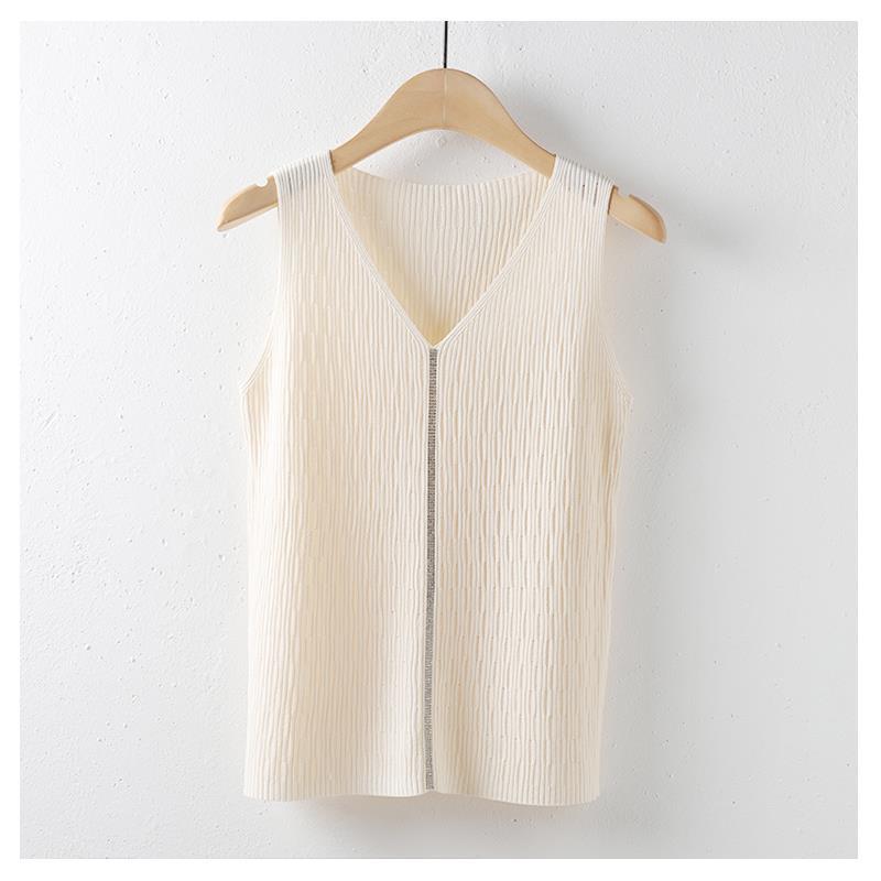 Sleeveless vest fashion tops for women