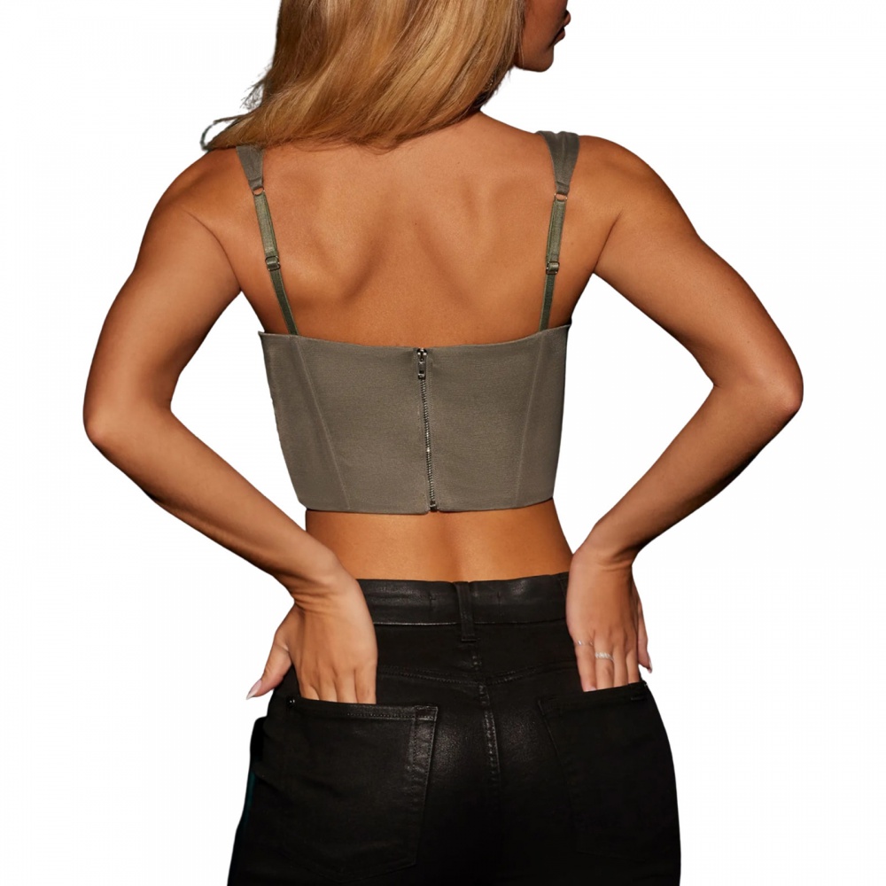 Sling slim vest pure European style tops for women