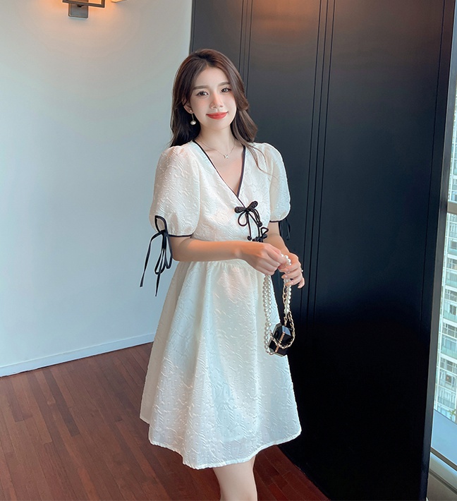 Short sleeve summer dress temperament Chinese style cheongsam