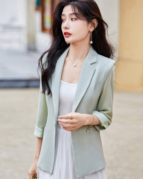Casual slim coat yellow fashion business suit