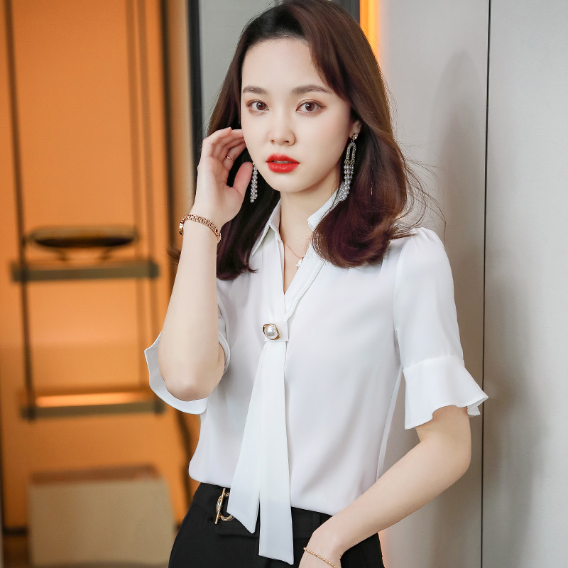 Temperament business suit spring shirt 2pcs set for women