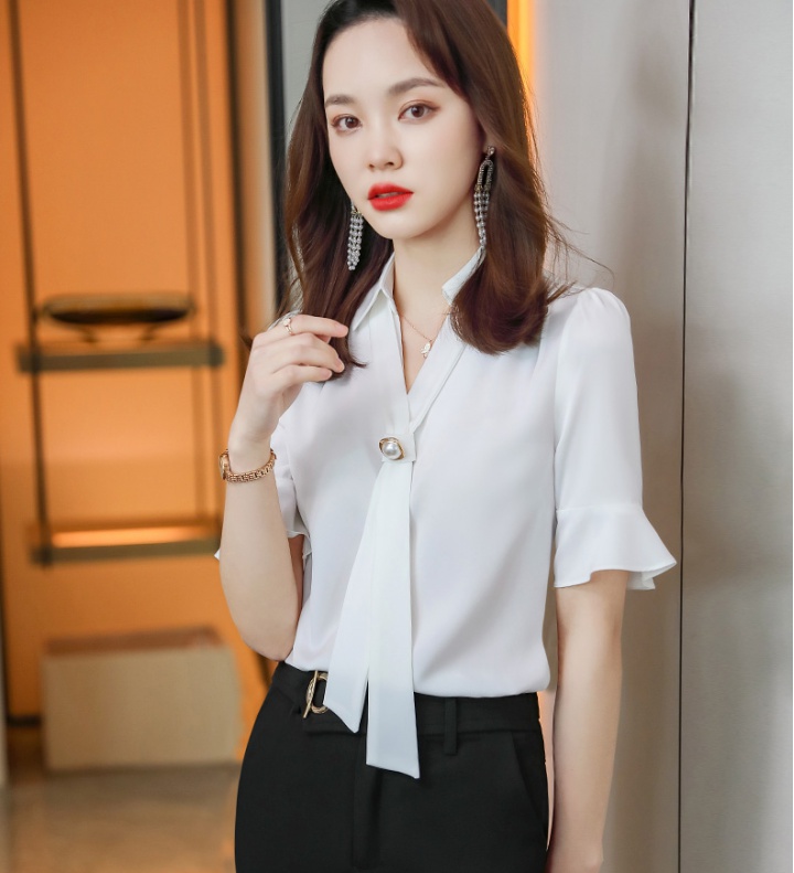 Temperament business suit spring shirt 2pcs set for women