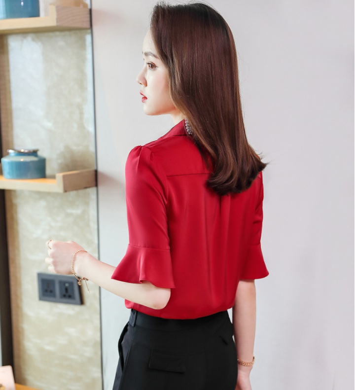 Temperament business suit spring shirt 2pcs set for women