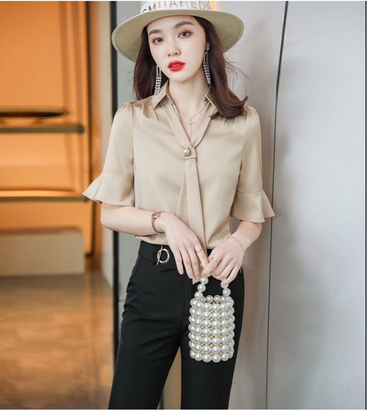 Temperament business suit spring shirt 2pcs set for women