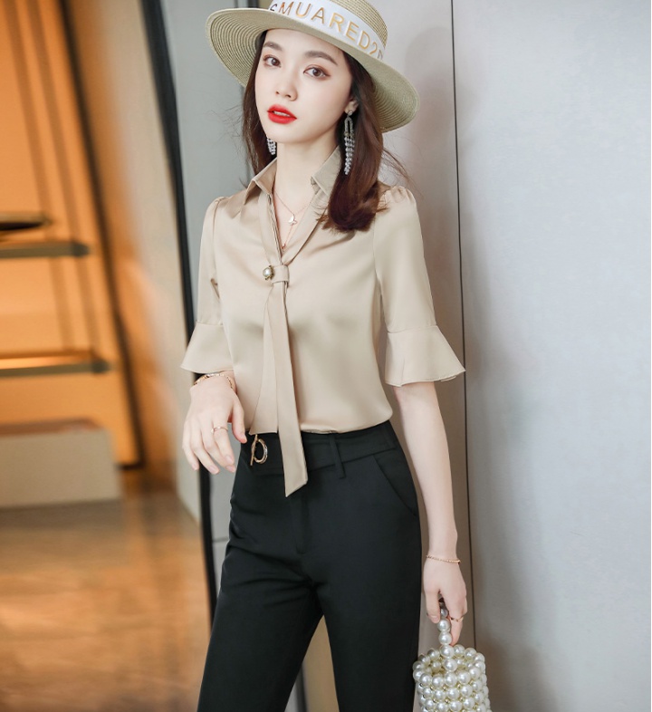 Temperament business suit spring shirt 2pcs set for women