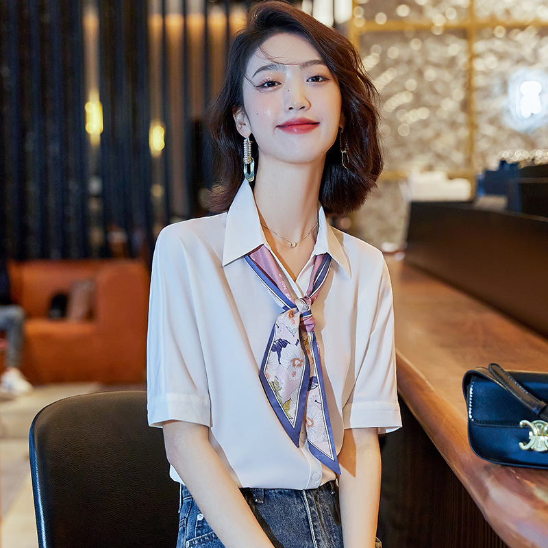 Overalls fashion shirt temperament Casual tops for women