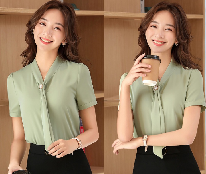 Fashion streamer short sleeve Western style shirt