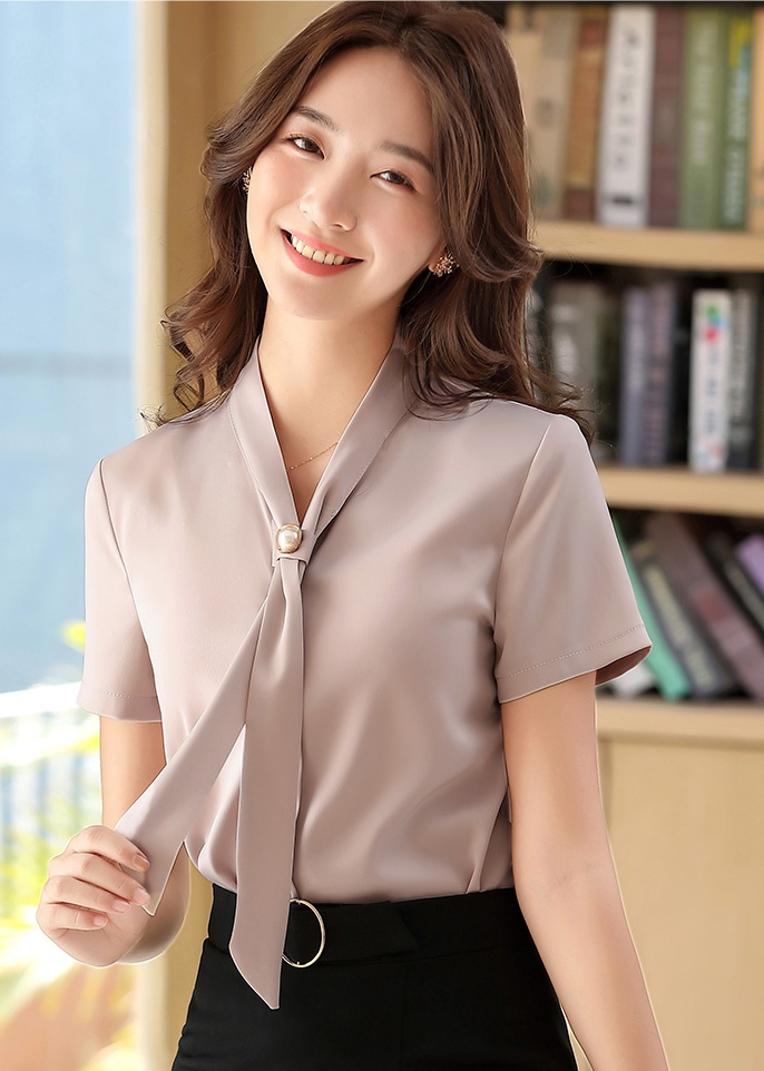 Fashion streamer short sleeve Western style shirt