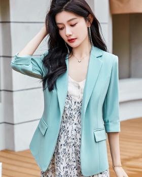 Pink temperament business suit Korean style coat
