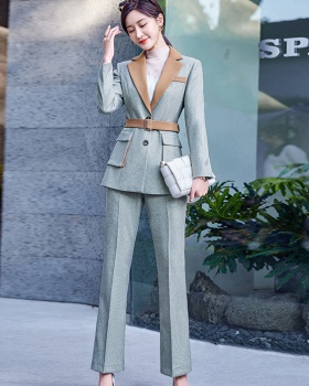 Profession business suit casual pants a set for women
