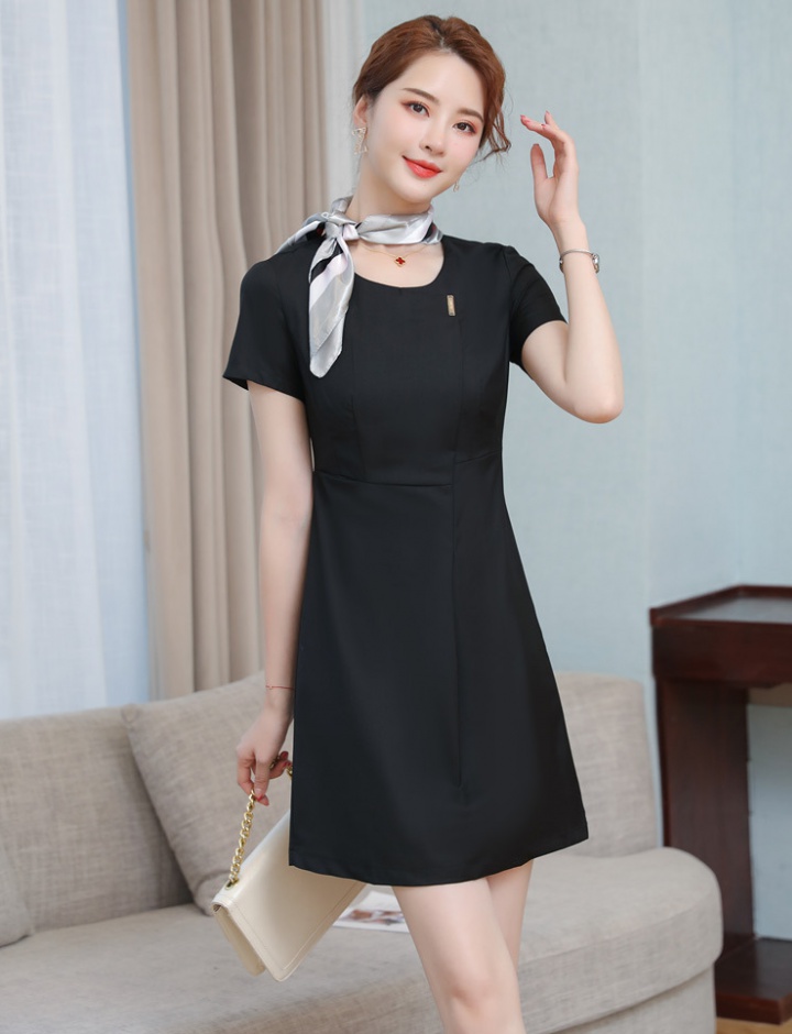 Large yard elasticity package hip slim summer dress