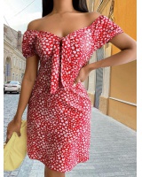 Halter summer printing European style dress for women
