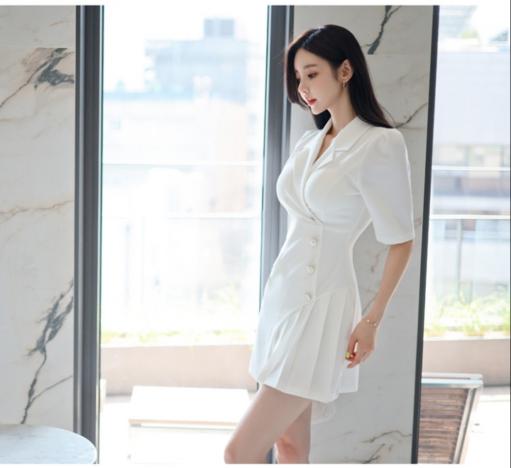 Summer Korean style dress splice fashion business suit