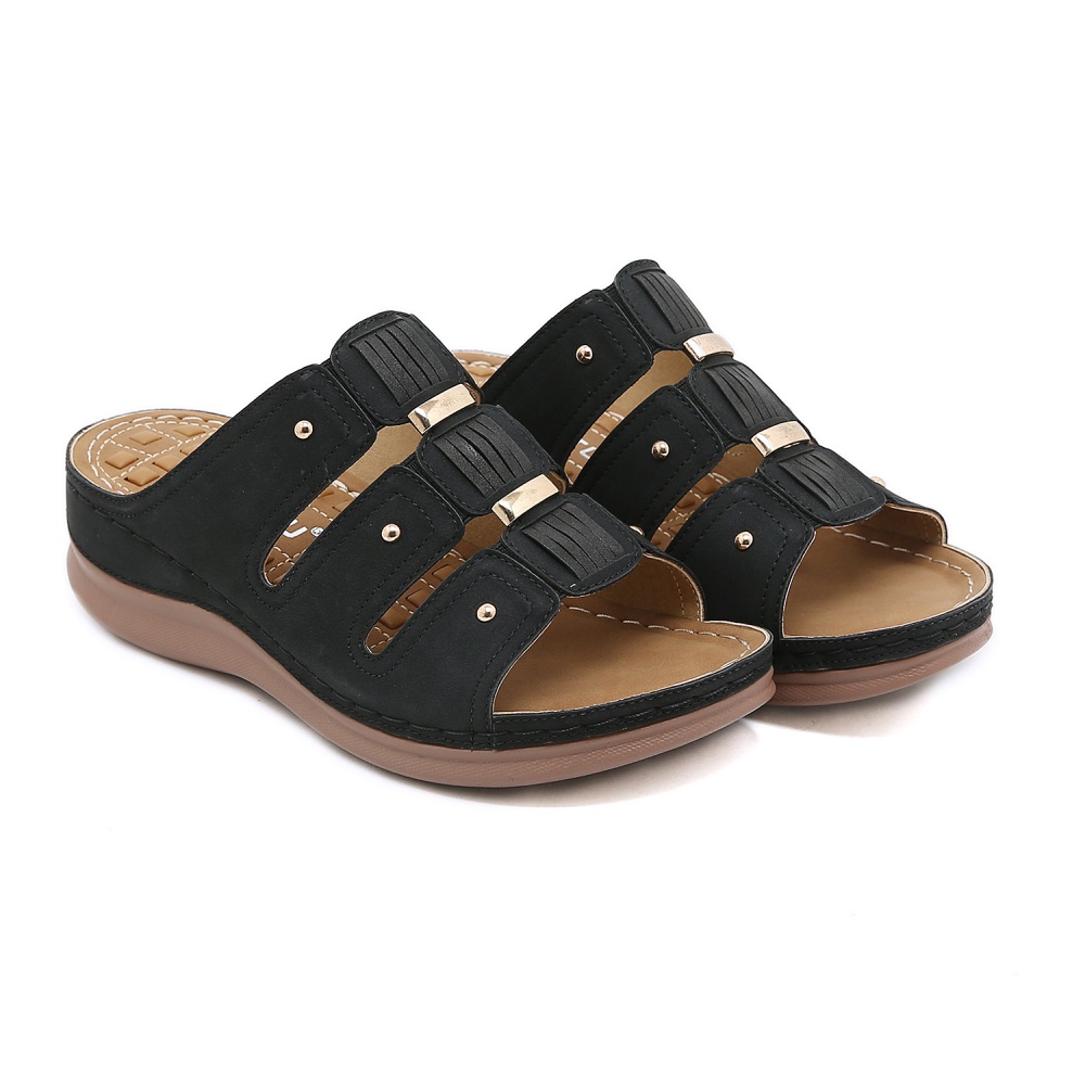 Hollow slipsole sandals Casual slippers for women