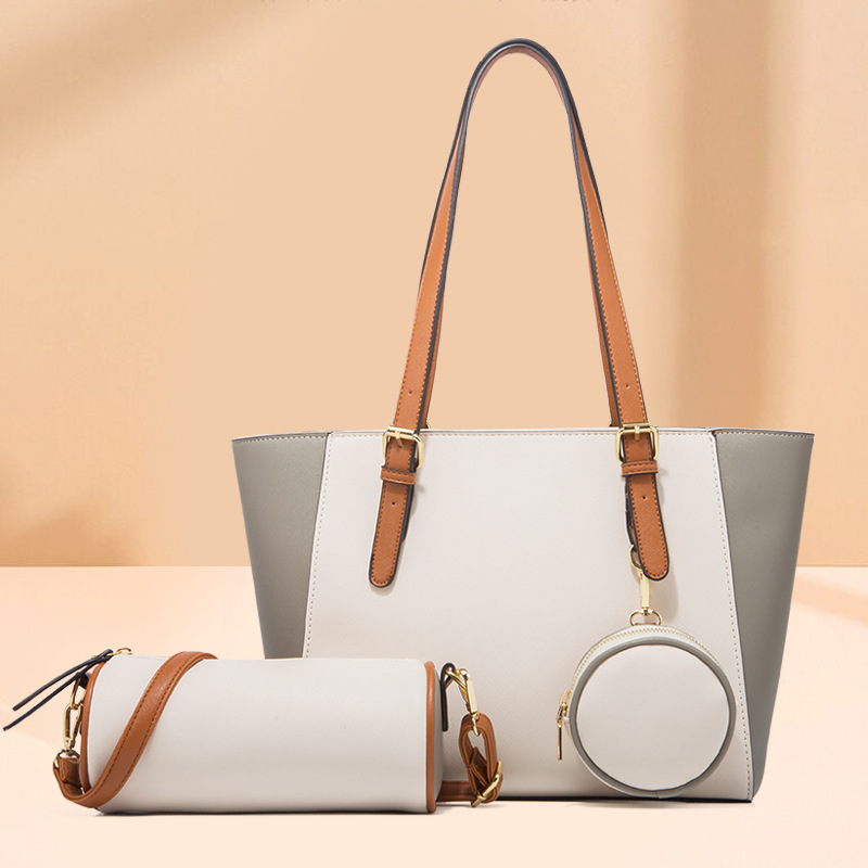 Fashion high capacity simple handbag for women