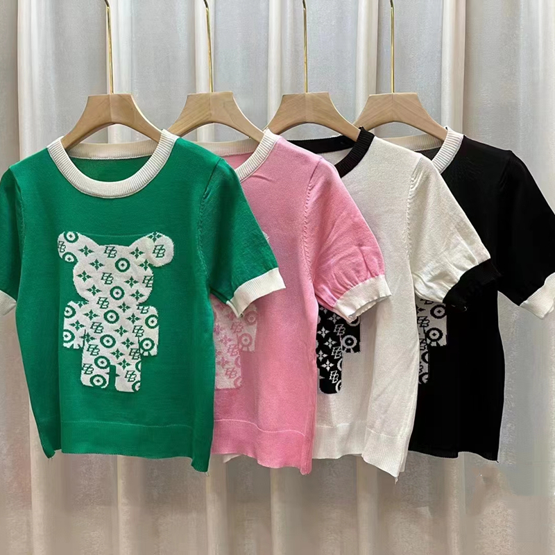 Spring and summer T-shirt letters sweater for women