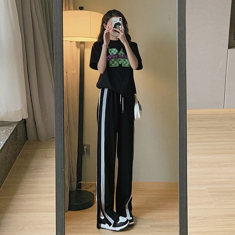Casual thin business suit summer sweatpants for women