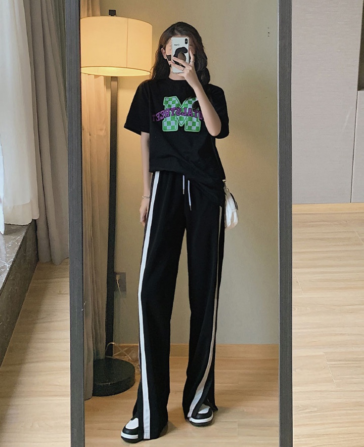 Casual thin business suit summer sweatpants for women