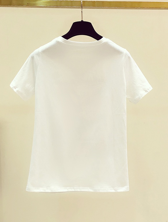 Short sleeve T-shirt printing tops for women
