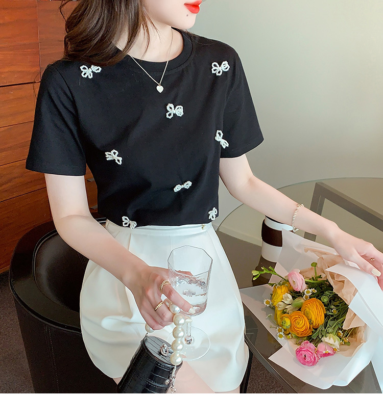 Sweet summer short sleeve Korean style T-shirt for women