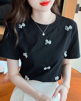 Sweet summer short sleeve Korean style T-shirt for women