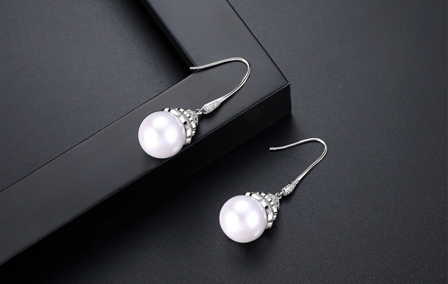 Inlay zircon gift jewelry Korean style banquet earrings