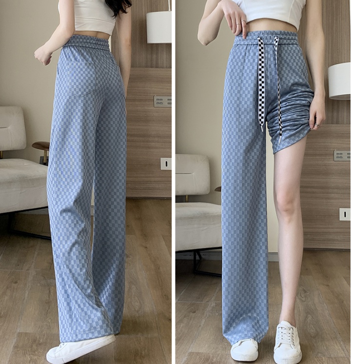Mopping wide leg pants summer casual pants for women
