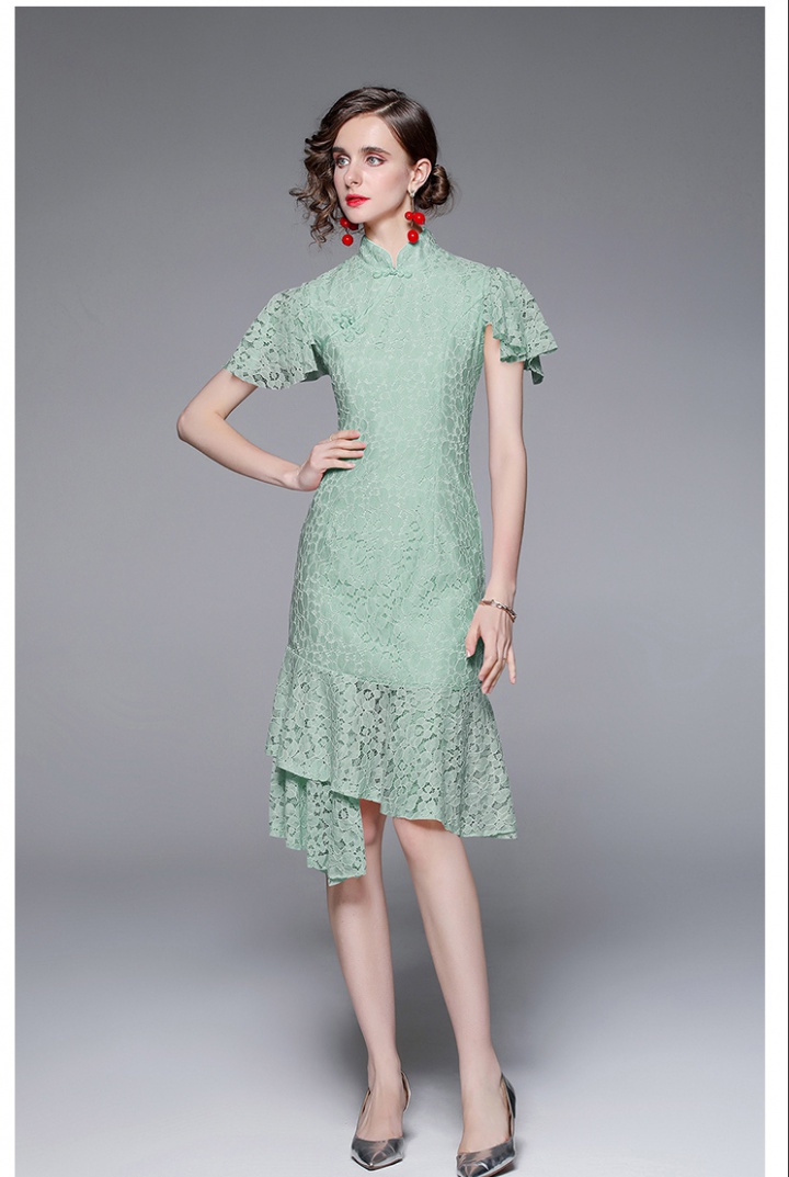 Lace summer formal dress temperament dress for women