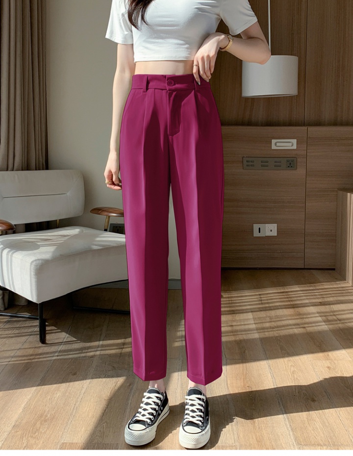 Summer suit pants nine tenths pants for women