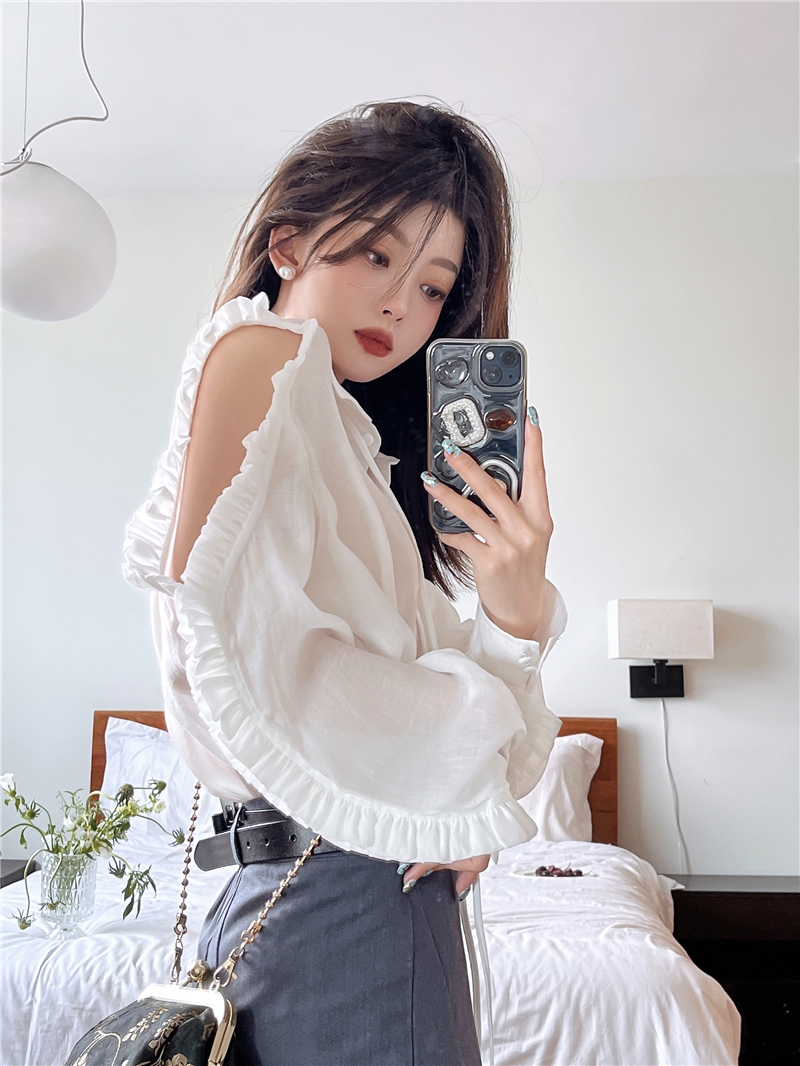 Loose Korean style tops sunscreen shirt