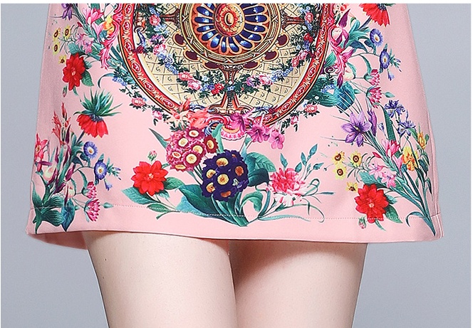 Fashion skirt beading tops 2pcs set for women