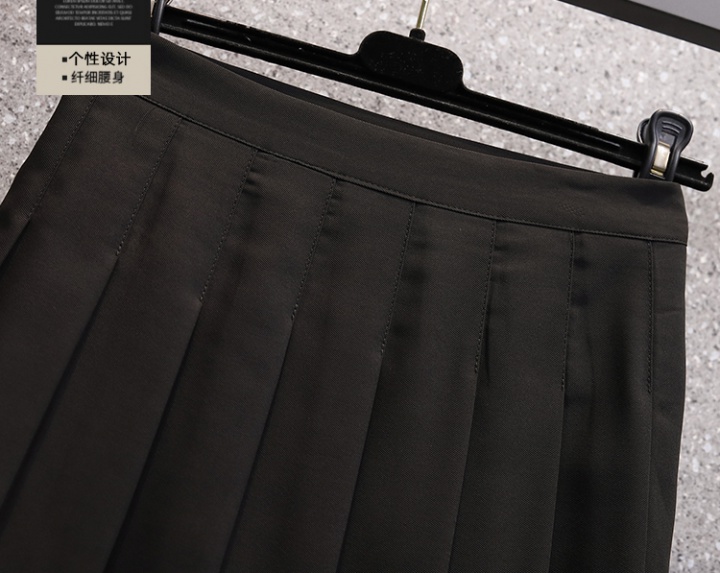 Temperament skirt short sleeve tops a set for women