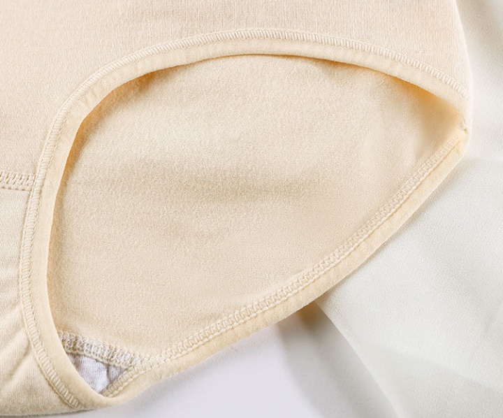 High waist hold abdomen pure cotton briefs for women