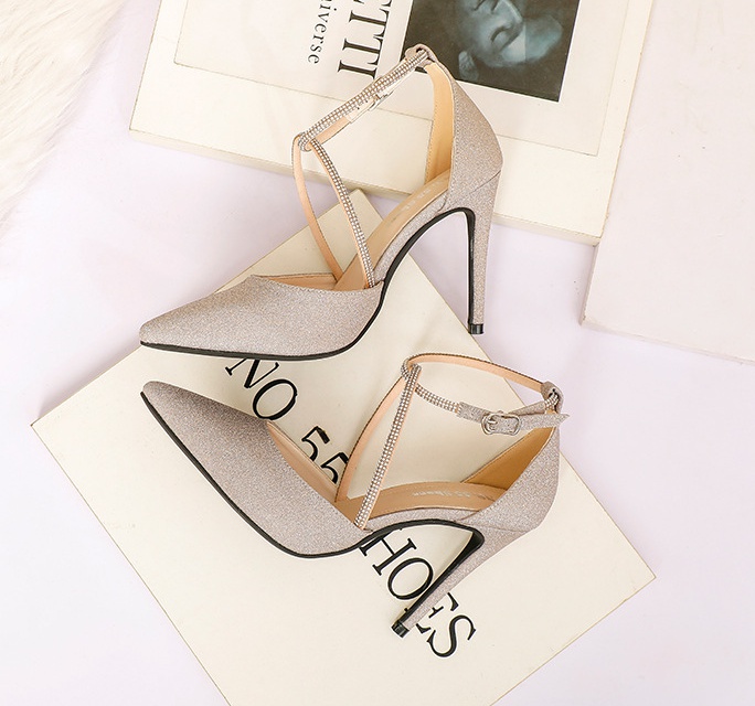 Fashion sexy sandals Korean style high-heeled shoes